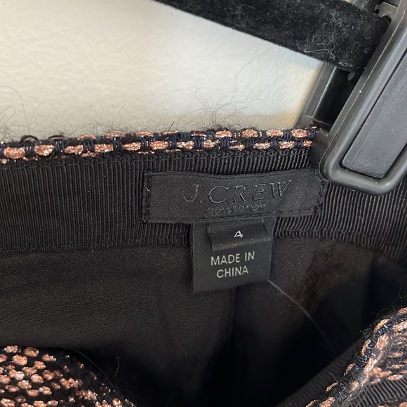 J.Crew Metallic Pencil Skirt NWT - Picture 3 of 6